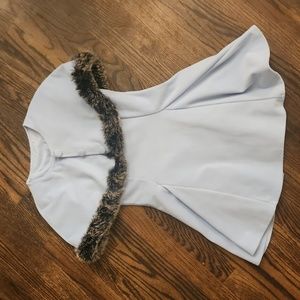 Girls Vintage Dress with Cape